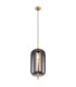 Blacky I Globe Pendant Ceiling Light Brass Colour  1x E27-1