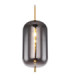 Blacky I Globe Pendant Ceiling Light Brass Colour  1x E27-3