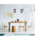 Blacky I Globe Pendant Ceiling Light Brass Colour  1x E27-4
