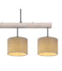 Roger Bar Pendant Ceiling Light Matt Black 4x E27-4