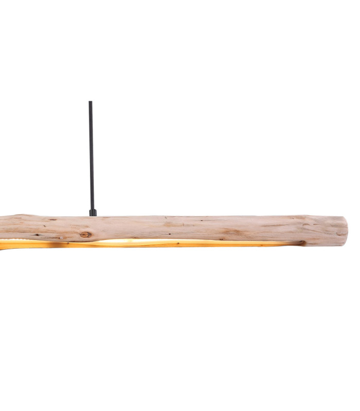 Mella 120cm Integrated LED Bar Pendant Ceiling Light Matt Black 3000K-4