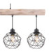 Theodor Bar Pendant Ceiling Light Matt Black 4x E27-4