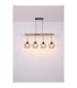 Theodor Bar Pendant Ceiling Light Matt Black 4x E27-8