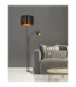 Bemmo Floor Lamp With Shade Black 2x E27 E14-7