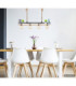 Trixi Bar Pendant Ceiling Light Matt Black 4x E27-5