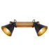Günther Twin Ceiling Spotlight Brown 2x E27-4