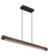 Tibeon Integrated LED Bar Pendant Ceiling Light Matt Black 3000K-1
