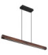 Tibeon Integrated LED Bar Pendant Ceiling Light Matt Black 3000K-2