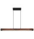 Tibeon Integrated LED Bar Pendant Ceiling Light Matt Black 3000K-3