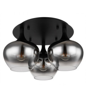 Maxy Shade Cluster Ceiling Light Matt Black 3x E27-2