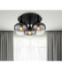 Maxy Shade Cluster Ceiling Light Matt Black 3x E27-3