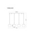 Maxy Bar Pendant Ceiling Light Matt Black Glass Copper Shade 4x E27-6