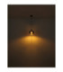 Maxy Bar Pendant Ceiling Light Matt Black Glass Smoke Shade 4x E27-5