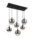 Maxy Cluster Pendant Ceiling Light Matt Black 6x E27-2