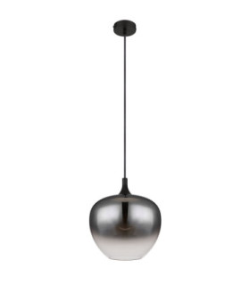 Maxy 29cm Dome Pendant Ceiling Light Matt Black 1x E27-2