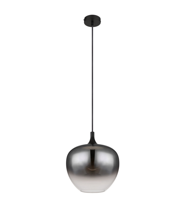 Maxy 29cm Dome Pendant Ceiling Light Matt Black 1x E27-2
