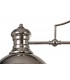 Linear Ceiling Pendant, 3 x E27, Polished Nickel, Frosted Glass - 8