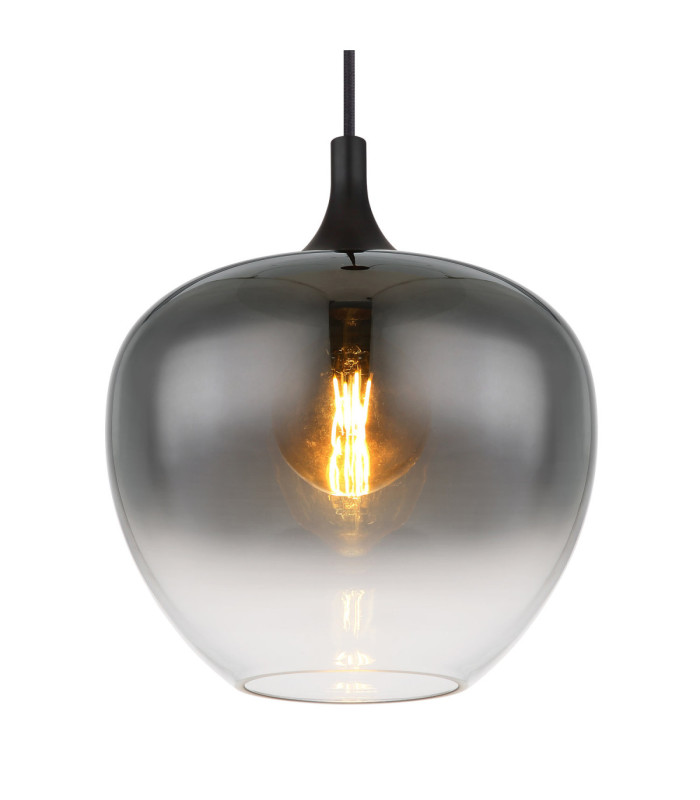 Maxy 29cm Dome Pendant Ceiling Light Matt Black 1x E27-3