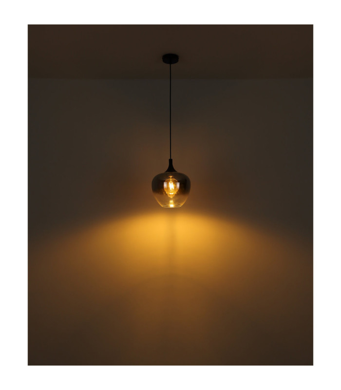 Maxy 29cm Dome Pendant Ceiling Light Matt Black 1x E27-4