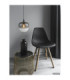 Maxy 29cm Dome Pendant Ceiling Light Matt Black 1x E27-8