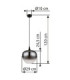 Maxy 29cm Dome Pendant Ceiling Light Matt Black 1x E27-9