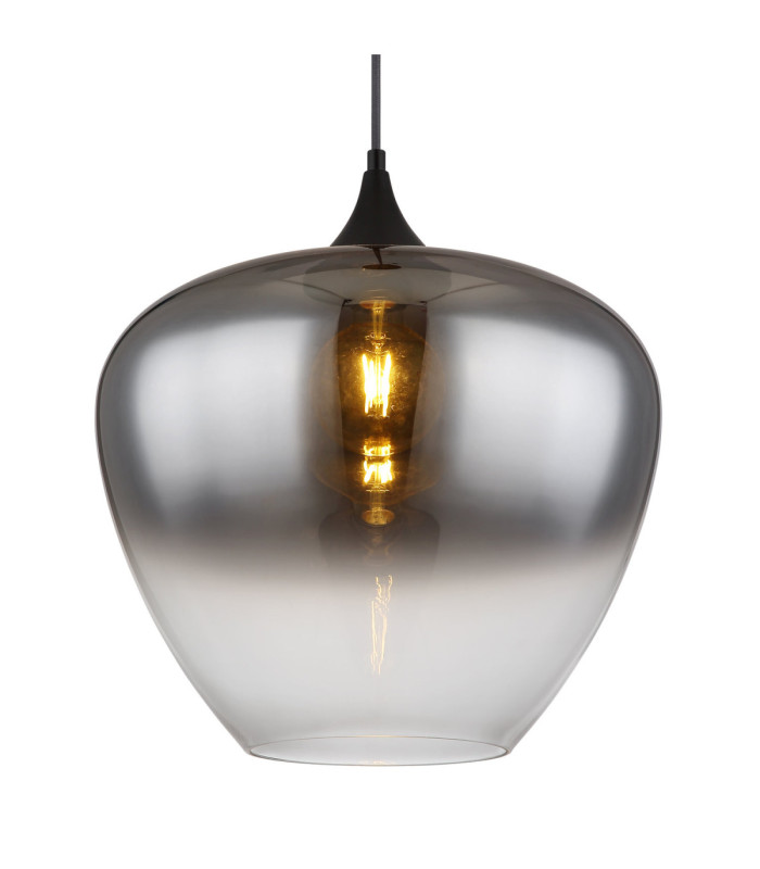 Maxy 40cm Dome Pendant Ceiling Light Matt Black 1x E27-3