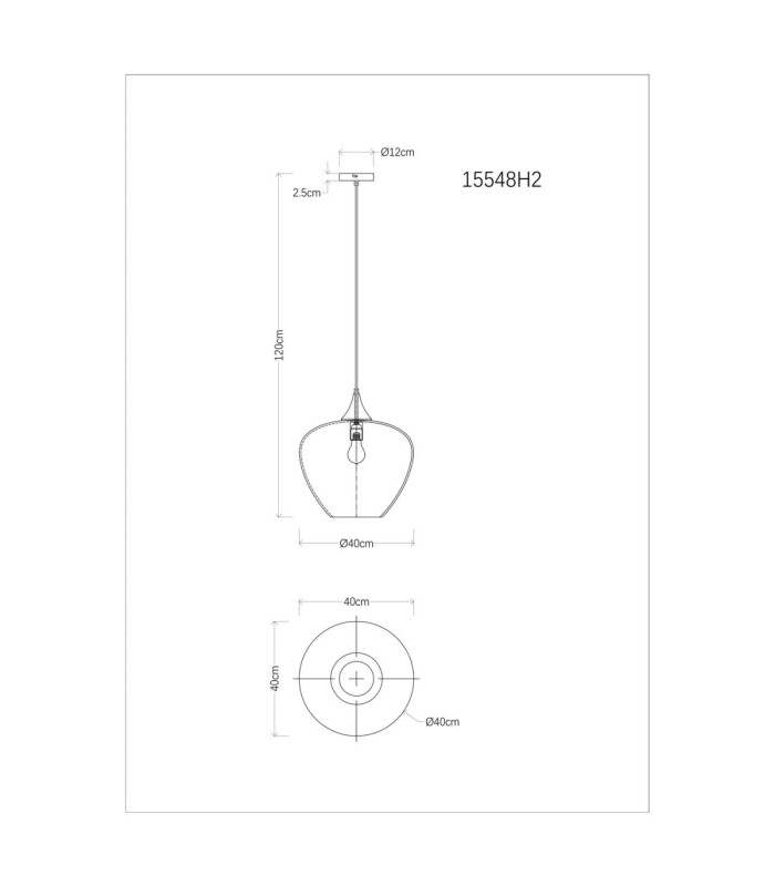 Maxy 40cm Dome Pendant Ceiling Light Matt Black 1x E27-5