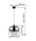 Maxy 40cm Dome Pendant Ceiling Light Matt Black 1x E27-6
