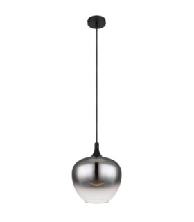 Maxy 24cm Dome Pendant Ceiling Light Matt Black 1x E27-2