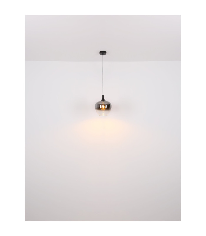 Maxy 24cm Dome Pendant Ceiling Light Matt Black 1x E27-5