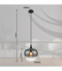 Maxy 24cm Dome Pendant Ceiling Light Matt Black 1x E27-9