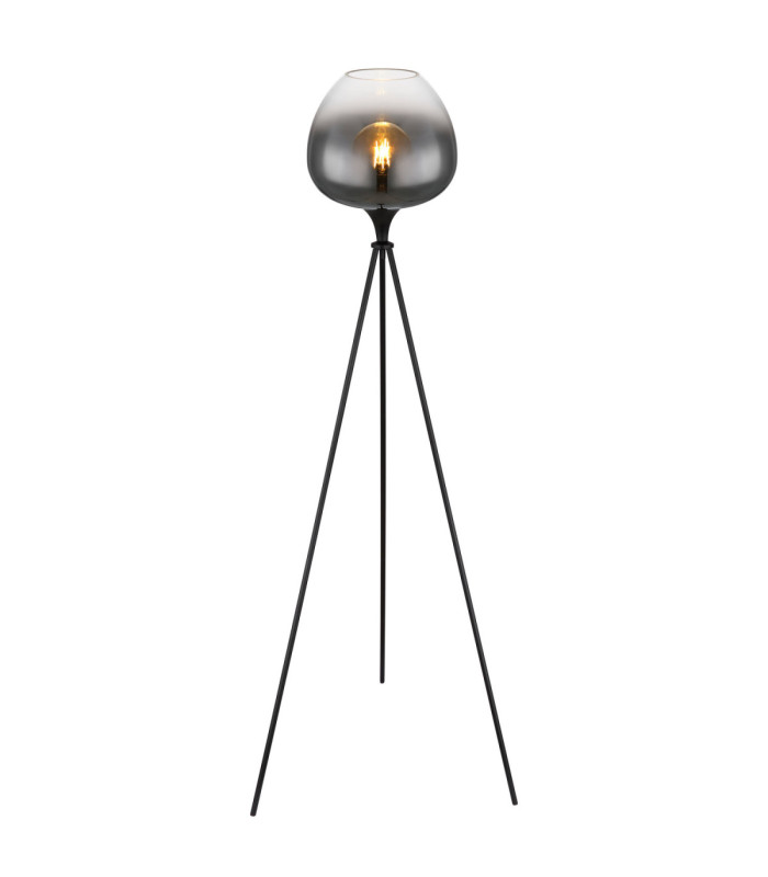 Maxy Tripod Floor Lamp Matt Black 1x E27-1