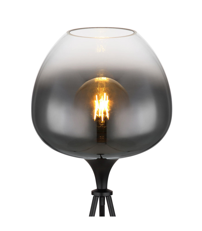 Maxy Tripod Floor Lamp Matt Black 1x E27-3