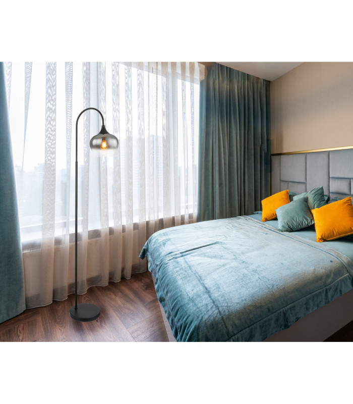 Maxy Floor Lamp Matt Black 1x E27-5