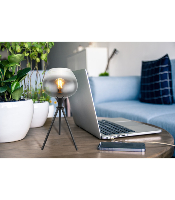 Maxy Table Lamp Matt Black 1x E27-4