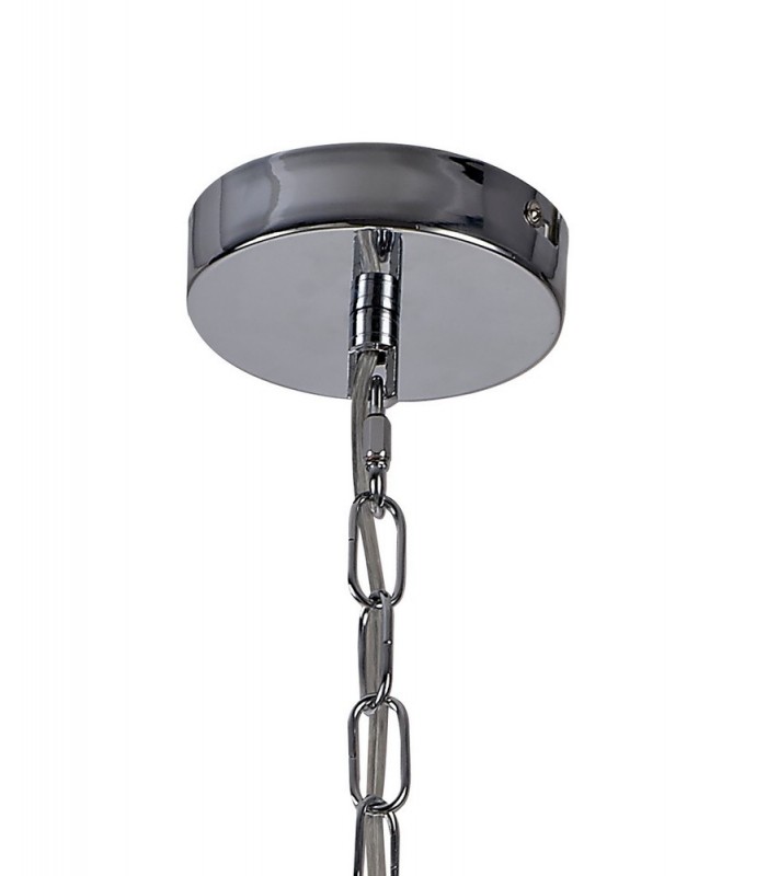 Ceiling Pendant, 1 Light E27, Polished Chrome - 4