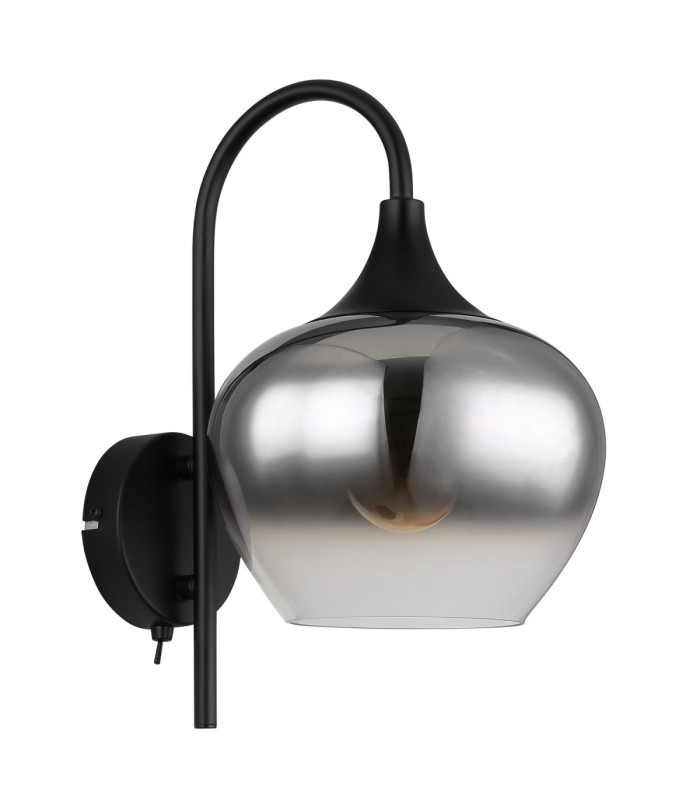 Maxy Dome Wall Lamp Matt Black 1x E27-2