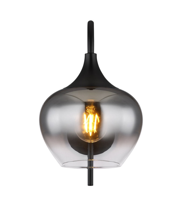 Maxy Dome Wall Lamp Matt Black 1x E27-3