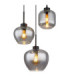 Matt Cluster Pendant Ceiling Light Matt Black 3x E27-3
