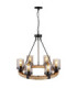 Lila Multi Arm Pendant Ceiling Light Matt Black 6x E27-5