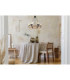 Lila Multi Arm Pendant Ceiling Light Matt Black 6x E27-6