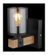 Lila Wall Lamp Matt Black 1x E27-3