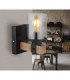Lila Wall Lamp Matt Black 1x E27-4