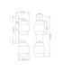 Milley Twin Ceiling Spotlight Matt Black 2x E27-10