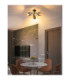 Milley Multi Arm Semi Flush Ceiling Lamp Matt Black 3x E27-6