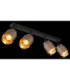 Milley Ceiling Spotlight Bar Matt Black 4x E27-5