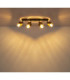 Milley Ceiling Spotlight Bar Matt Black 4x E27-7