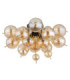 Udo Globe Ceiling Light Matt Black 3x E14-2