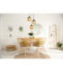 Zumba Cluster Pendant Ceiling Light Matt Black 3x E27-5