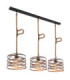Marco Bar Pendant Ceiling Light Black 3x E27-1